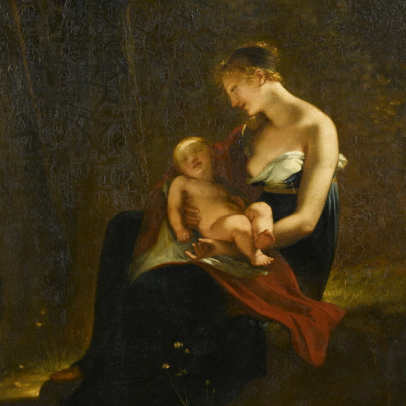 L'Heureuse Mère, 1810 Constance Mayer-Lamartinière, École de France